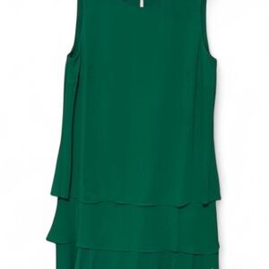 Lauren Ralph Lauren Green Sleeveless Sundress Mini